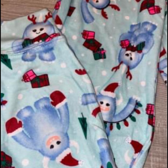 Justice Christmas Pajamas with PLUSH!! - Picture 2 of 4